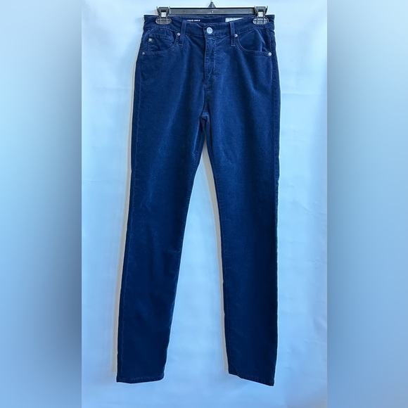 AG Anthropologie High-Rise STEVIE Ankle Slim Straight Ankle Size 27R - Picture 3 of 13